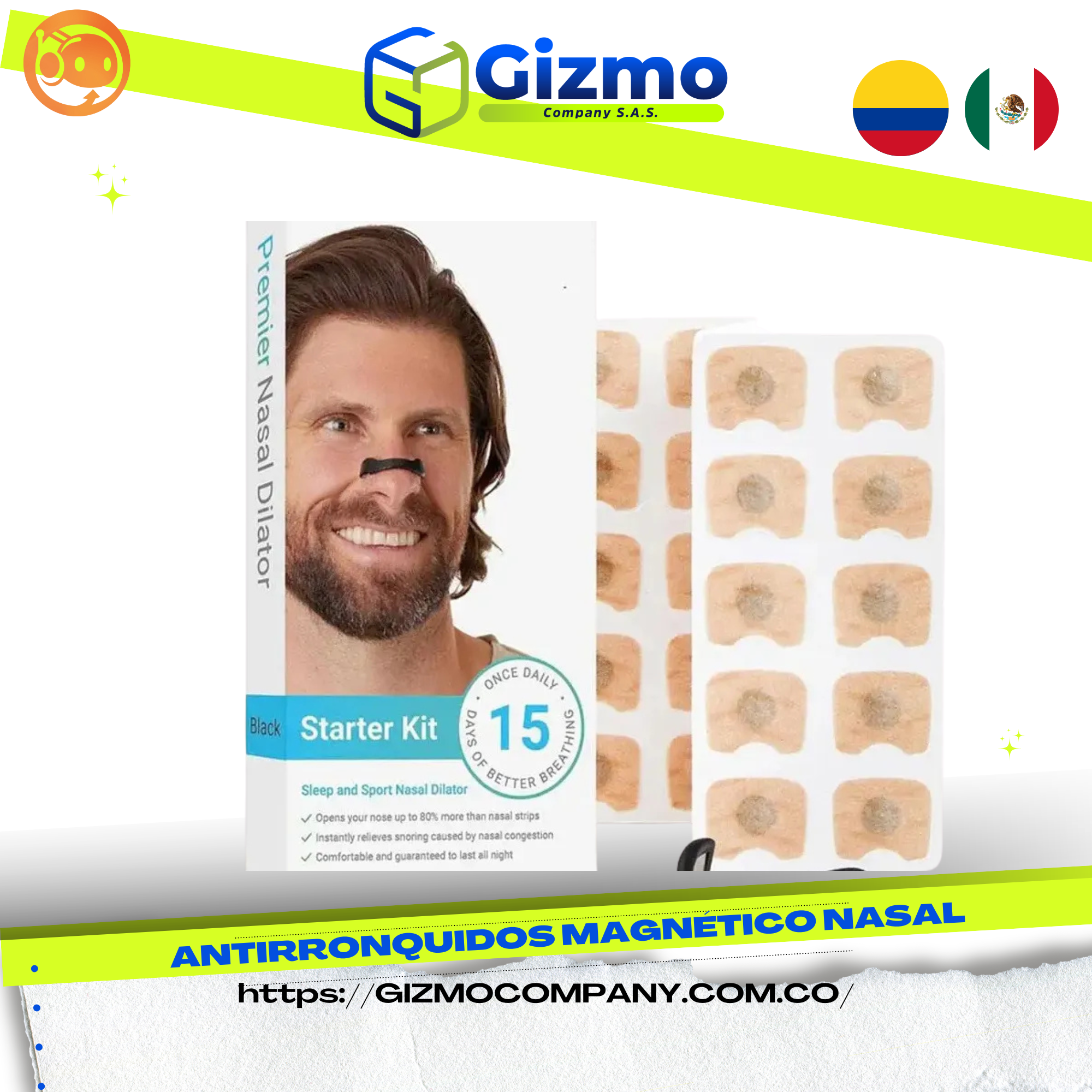 Antirronquidos Magnético Nasal